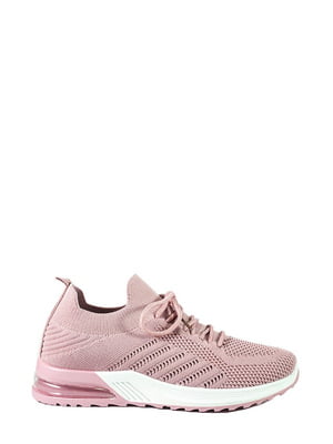 Рожеві текстильні кросівки | 6983345