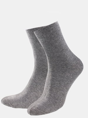 Безшовні темно-сірі шкарпетки | 6989937