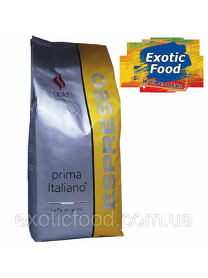 Кава в зернах» Prima Italiano Oro Espresso» 1 кг | 6995135