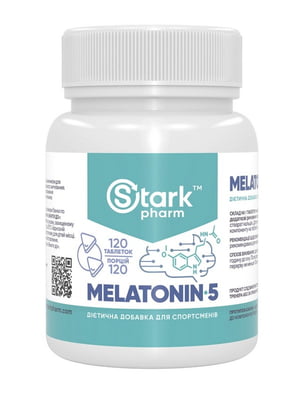 Вітамінна добавка Stark Melatonin 5mg - 120tabs | 6995889