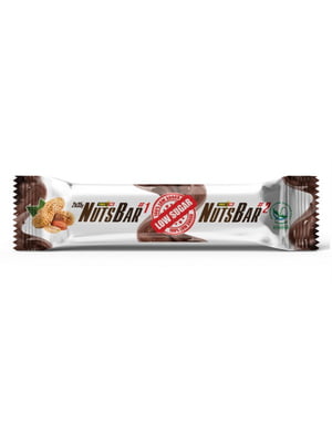 Низьковуглеводний батончик з карамеллю та смаженими горіхами Nuts Bar 100% Sugar Free - 20x70g | 6996052