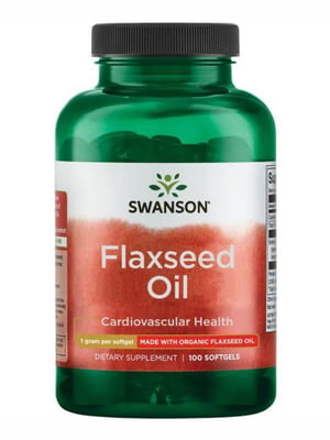 Вітамінна добавка Flaxseed Oil 1gram - 100soft | 6996105