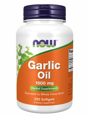 Вітамінна добавка Garlic Oil 1500 mg - 250 softgels | 6996160