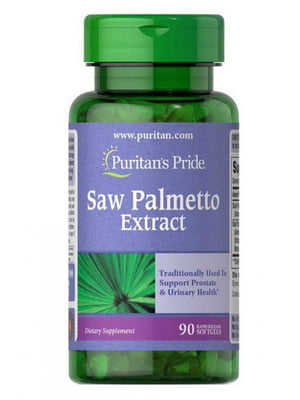 Харчова добавка Saw Palmetto Extract - 90 Softgels | 6996166