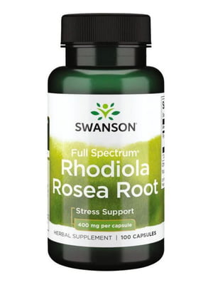 Вітамінна добавка Rhodiola Rosea Rood 400mg - 100caps | 6996278