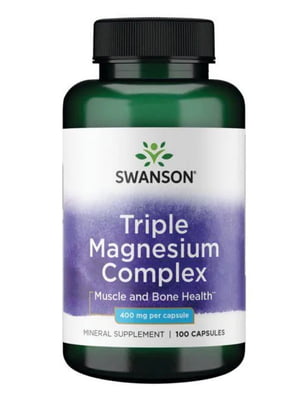 Вітамінна добавка Triple Magnesium complex - 100caps | 6996285