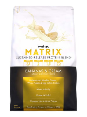 Протеїнова добавка Matrix 5.0 - 2270g Bananas Cream | 6996294