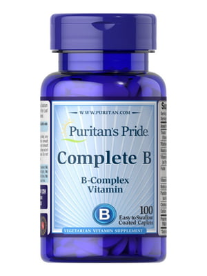 Вітамінна добавка Complete B (B-Complex Vitamin) - 100caps | 6996303