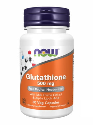 Вітамінна добавка Glutathione 500mg - 30 vcaps | 6996464