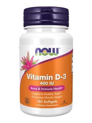 Вітамінна добавка VIT D-3 400 IU - 180 sgels | 6996466