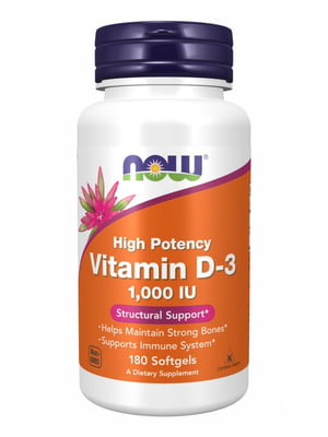 Вітамінна добавка VIT D-3 1000IU - 180 sgels | 6996467