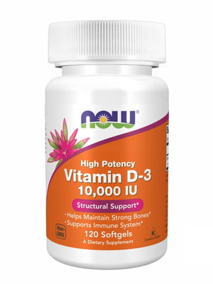 Вітамінна добавка VIT D-3 10,000 IU - 120 sgels | 6996471