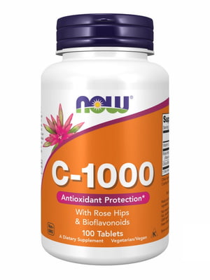 Вітамінна добавка C-1000 RH NO TR - 100 tabs | 6996483