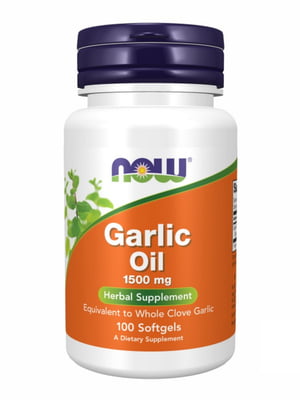 Вітамінна добавка Garlic Oil 1500mg - 100 sgels | 6996506