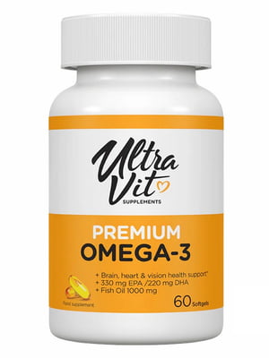 Вітамінна добавка Omega-3 - 60 Softgels | 6996549