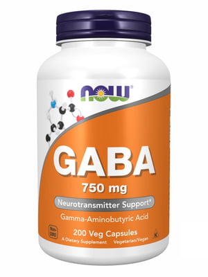 Вітамінна добавка GABA 750 mg - 200 vcaps | 6996561