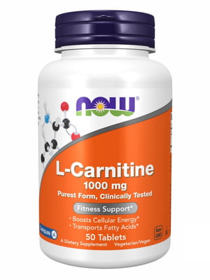 Вітамінна добавка L-Carnitine 1000 mg - 50 tabs | 6996562