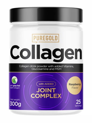 Колагеновий комплекс для суглобів Collagen Joint Complex - 300g Raspberry | 6996564