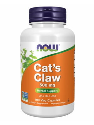 Вітамінна добавка Cat's Claw 500mg - 100 vcaps | 6996638