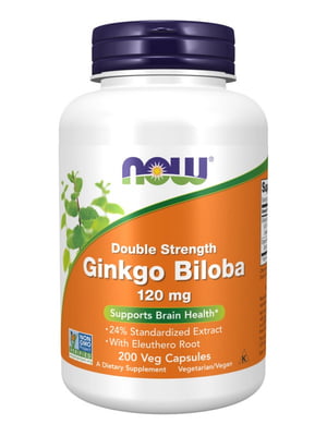 Вітамінна добавка Ginkgo Biloba 120mg - 200 vcaps | 6996639