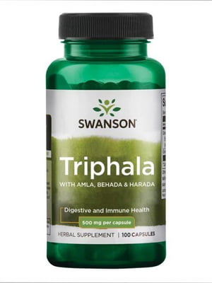 Вітамінна добавка Triphala 500 mg - 100caps | 6996662