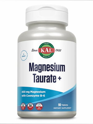 Вітамінна добавка Magnesium Taurate - 90 tabs | 6996704