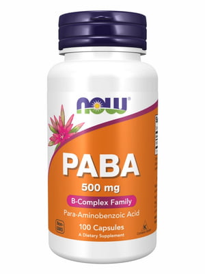 Вітамінна добавка PABA 500mg - 100 caps | 6996785