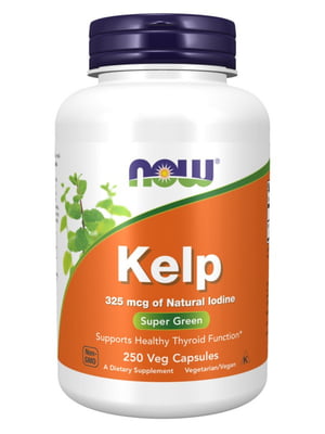 Вітамінна добавка Kelp 325mcg Of Natural Lodine - 250 vcaps | 6996945