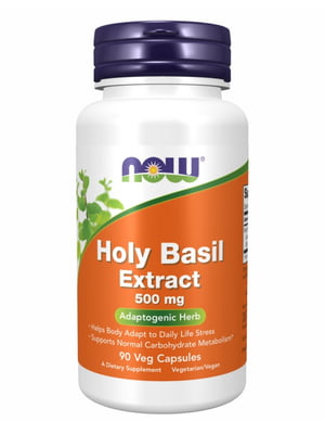 Вітамінна добавка Holy Basil Extract - 90 vcaps | 6997026