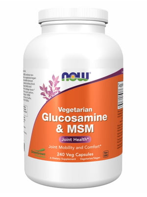 Вітамінна добавка Veg Glucosamin & MSM 500/500 - 240 vcaps | 6997027