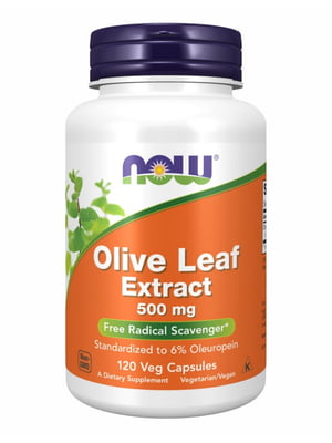 Вітамінна добавка Olive Leaf Extract 500mg - 120 vcaps | 6997058