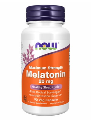 Вітамінна добавка Melatonin 20mg - 90 vcaps | 6997079