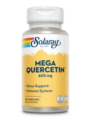 Вітамінна добавка Mega Quercetin 600mg - 60 vcaps | 6997114