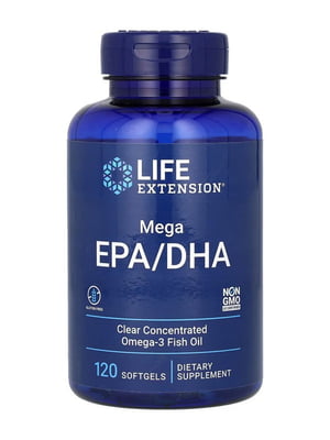 Вітамінна добавка Mega EPA/DHA - 120 softgels | 6997132