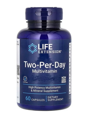 Вітамінна добавка Two-Per-Day Multivitamin - 60 caps | 6997138