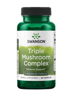 Харчова добавка Triple Mushroom Complex 3 Mushroom Formula | 6997227