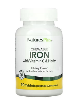 Харчова добавка Iron 27 mg with Vitamin C Herbs | 6997245