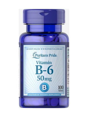 Вітамінна добавка Vitamin B-6 (Pyridoxine Hydrochloride) | 6997311