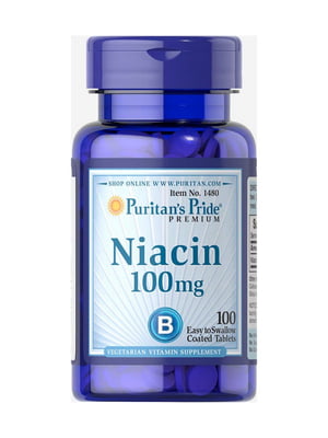 Харчова добавка Niacin 100 mg | 6997327