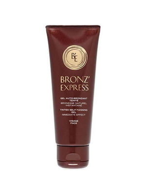 Гель-автозасмага Bronz'express (тональний гель для обличчя) Gel Auto-Bronzant Teinté (75 мл) | 7048847