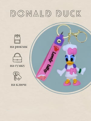 Силіконовий брелок для ключів Donald Duck | 7051630