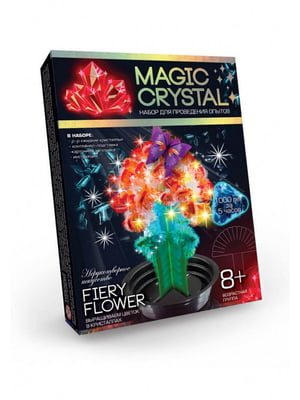 Дитячий набір для проведення дослідів "MAGIC CRYSTAL" безпечний Вогняна квітка | 7053328