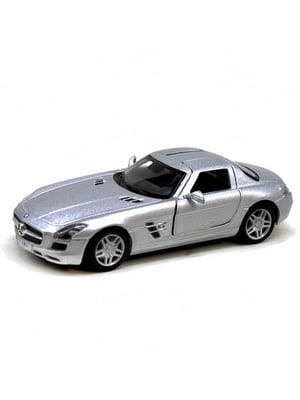 Машинка металева Mercedes-Benz SLS AMG Срібний | 7053433