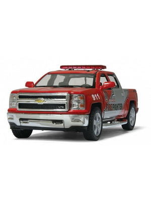 Інерційна машинка "Firighter" Chevrolet Silverado 2014 (Red) метал, червоний, масштаб 1:46 | 7053439