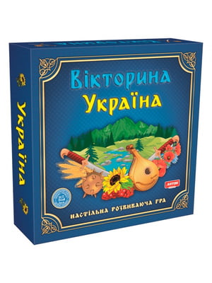 Настільна гра "Вікторина Україна" розвиваюча гра | 7053870