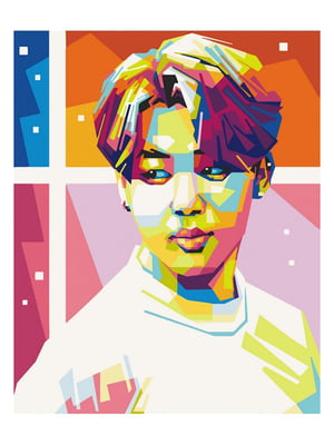 Картина за номерами “Jimin. Art Prints” (40х50 см) | 7055353