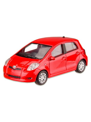 Машина металева Toyota yaris  44003CW масштаб 1:43 Червоний | 7056899