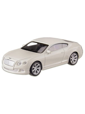 Машина металева Bentley continental GT  44036CW масштаб 1:43 Білий | 7056900