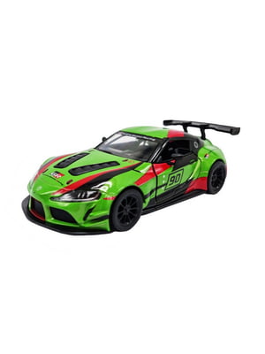 Металева машинка Toyota GR Supra інерційна, 1:36 Зелений | 7059564