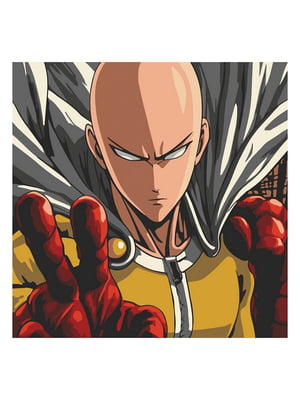 Картина за номерами "One-Punch Man" 40х40 см | 7062013